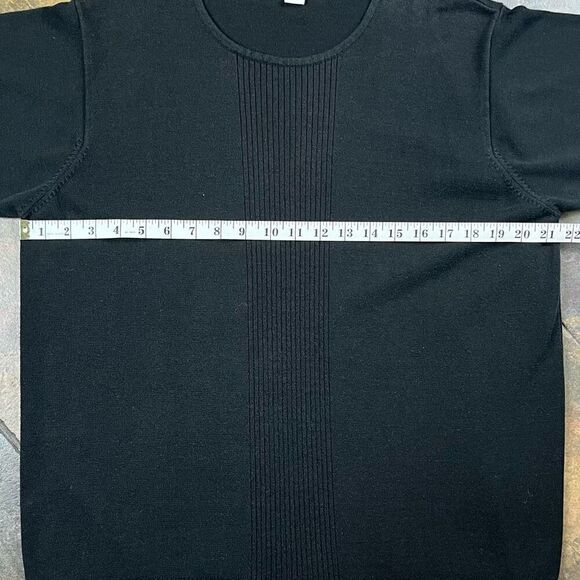 Dress Barn Women’s Black Short Sleeve Sweater 1X - Picture 8 of 11